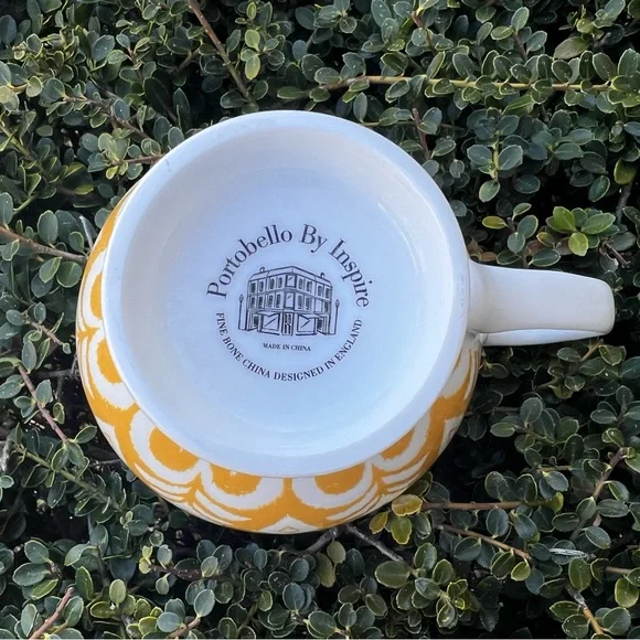 Portabello By Inspire Tea Cup Designed in England Bone China 16oz - Picture 7 of 13